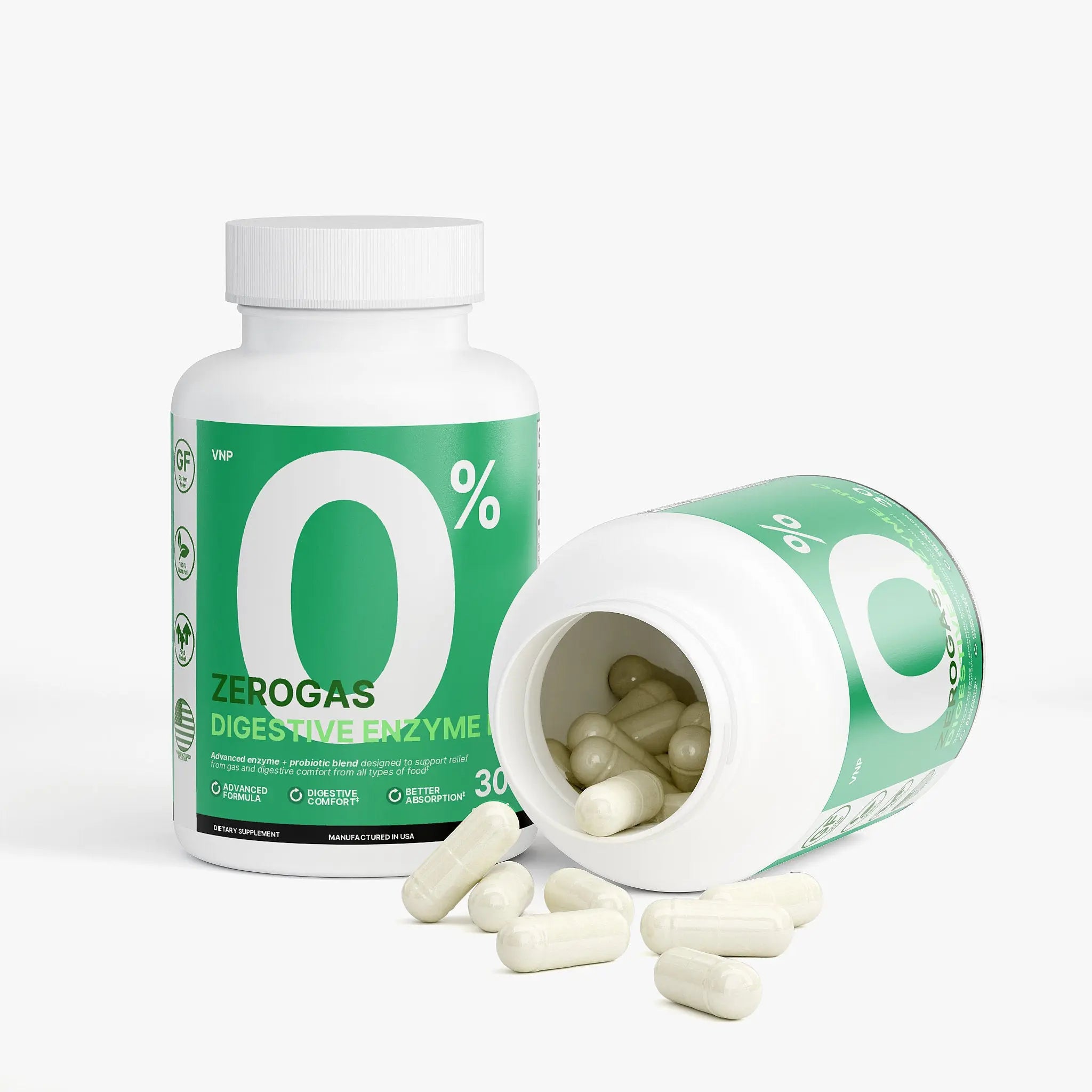 ZeroGas Digestive Enzyme Pro Vantelle