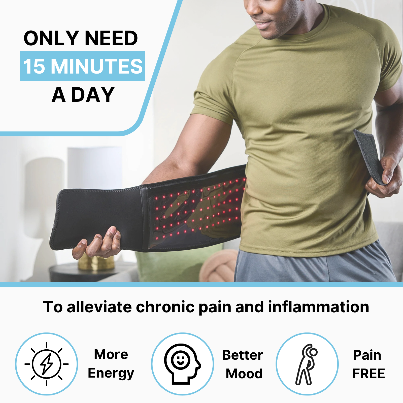 Red Light Pain Relief Belt