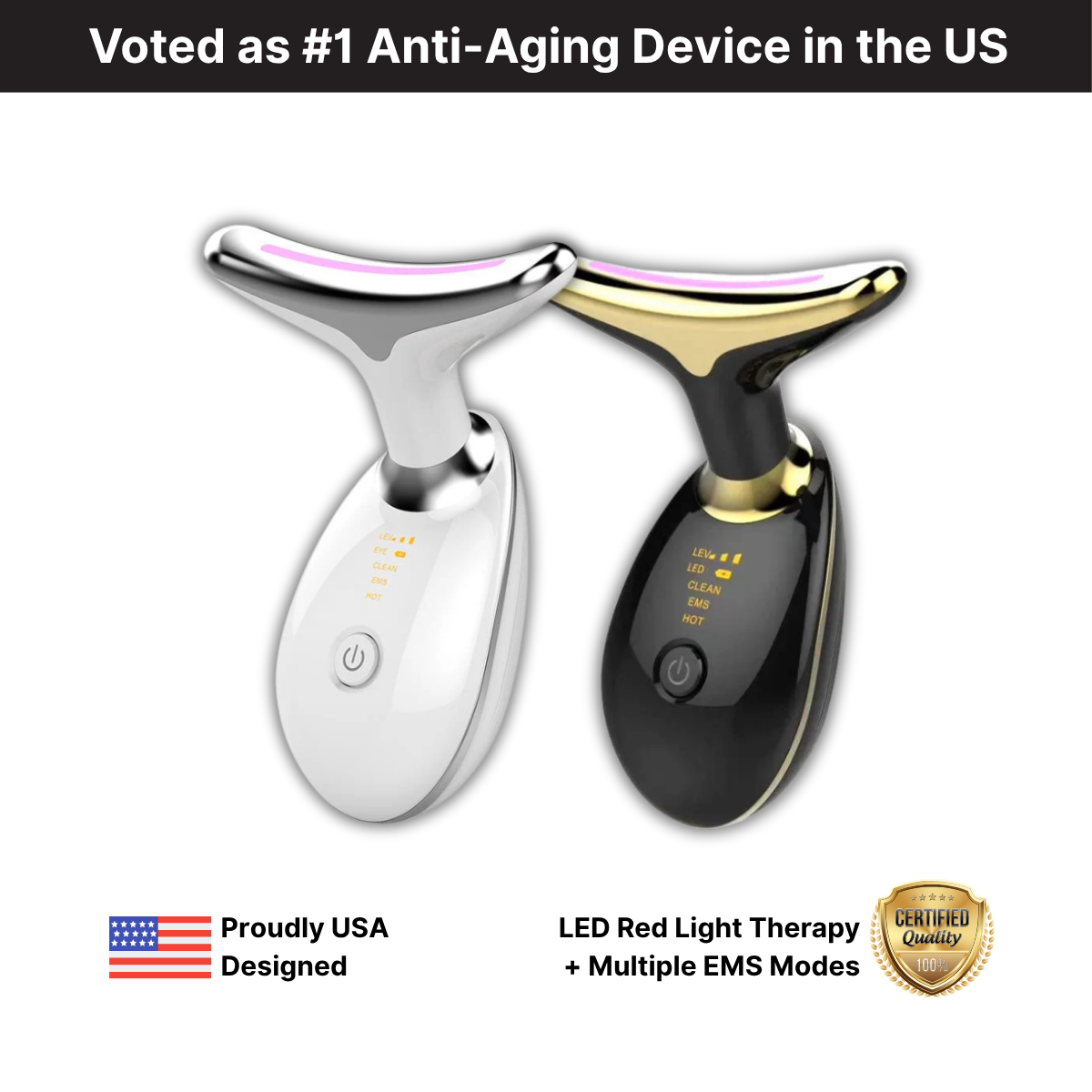 Anti-Aging Red Light Therapy Facial Lift